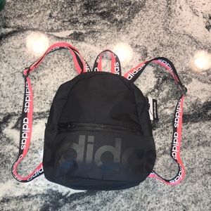 NEW Adidas Black Pink Mini Backpack